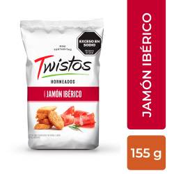 Mini Tostadas de Jamón Ibérico Twistos x 155 g.