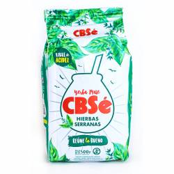 Yerba Mate Compuesta c/ Hierbas Serranas CBSé x 500 g.
