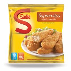 Supremitas de Pollo Rebozadas Congeladas Sadia x 720 g.