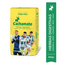 Yerba Mate Compuesta Amarilla Cachamate x 500 g.