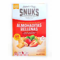 Almohaditas Rellenas Frutilla sin Tacc Snuks x 240 g.