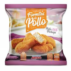 Formitas de Pollo Rebozadas Artico x 300 g.