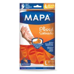 Guantes de Látex Plisse Mapa x 1 un.