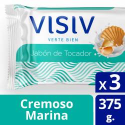 Jabón Tocador Cremoso Marina Visiv x 3 un.