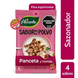 Caldo Saborizante Panceta en  Sobres Alicante x 4 un. 30 g.
