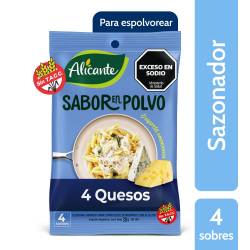 Saborizante 4 Quesos en Sobres Alicante x 4 un. 30 g.