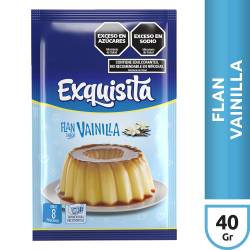 Flan de Vainilla Exquisita x 40 g.