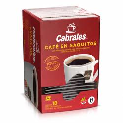 Café en Saquitos Cabrales x 18 un.