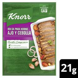 Condimentos al horno Ajo y Cebolla + Bolsa Knorr x 21 g.