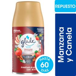 Aromatizante de Ambientes Automático Glade Manzana y Canela Repuesto 175g