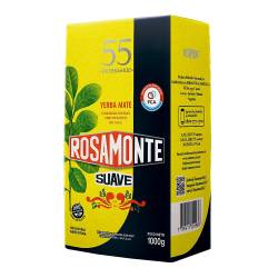 Yerba Mate Suave con Palo 55 Aniversario Rosamonte x 1 Kg.
