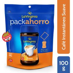 Café Instantáneo Suave Pack ahorro La Virginia x 100 g.