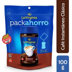 Café Instantáneo Clásico Pack ahorro La Virginia x 100 g.