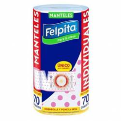 Individuales Decorados 70 Paños Felpita x 1 un.