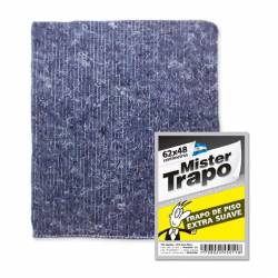Trapo Piso Extra Suave Gris 48 cm x 62 cm Mr. Trapo x 1 Un.