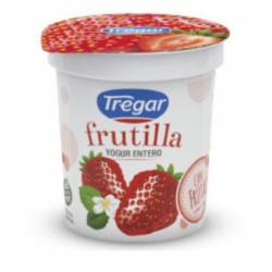 Yogur Entero con Frutas Frutilla Tregar x 160 g.