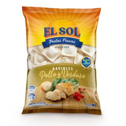 Ravioles de Carne El Sol x 500 g.