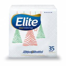 Servilletas Papel Navidad Gold Dh Elite x 35 un.