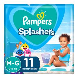Traje de Baño Descremado  Splashers M-G Pampers x 11 un.