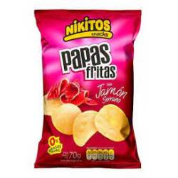 Papas Fritas Jamón Serrano Nikitos x 65 g.