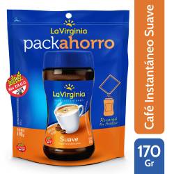Café Instantáneo Suave  La Virginia x 170 g.