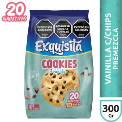 Premezcla para preparar Galletitas de Vainilla con Chips Exquisita x 300 g.