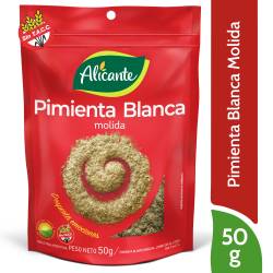 Pimienta Blanca Molida Alicante x 50 g.