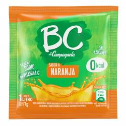 Polvo para preparar Jugo Naranja Bc x 7 g.