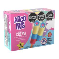 Helado Palito Arco Iris x 6 U Ice Cream x 240 g.