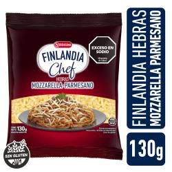 Queso Mozzarella Parmesano Hebras Finlandia Cheff x 130 g.