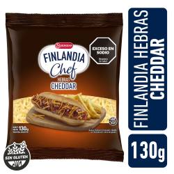 Queso Cheddar Hebras Finlandia Cheff x 130 g.