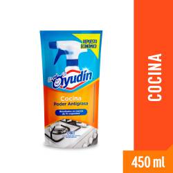 Limpiador Líquido Cocina Poder Activo Ayudín x 450 cc.