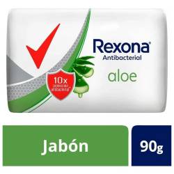 Jabón de Tocador Antibacterial Aloe Rexona x 90 g.