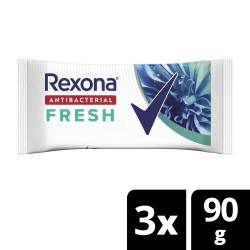 Jabón de Tocador Antibacterial Fresh x 3 u Rexona x 270 g.