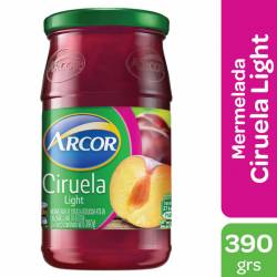 Mermelada Ciruela Bajas Calorías Arcor x 390 g.