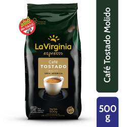 Café Espresso Molido 100% Arábica La Virginia x 500 g.