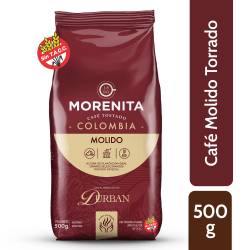 Café Tostado Molido Colombia Morenita x 500 g.