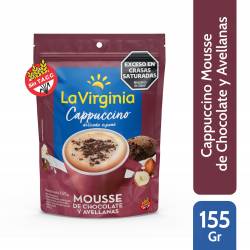 Café Instantáneo Cappuccino Mousse de Chocolate y Avellanas Dp La Virginia x 155 g.