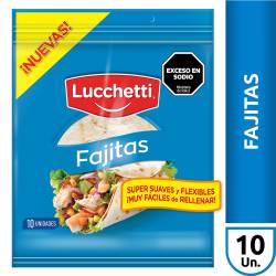 Fajitas Lucchetti x 10 un. 280 g.