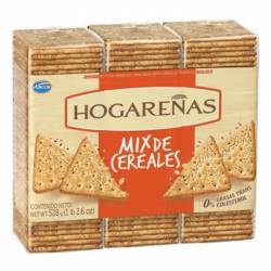 Galletas Mix de Cereales Hogareñas. x 3 u. 555 g.