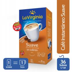 Café Instantáneo Suave en Saquitos La Virginia x 36 Un.
