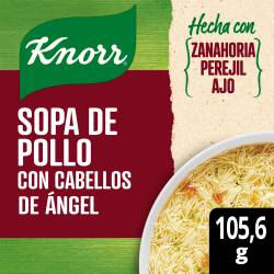 Sopa de Pollo con Fideos Cabello de Angel Knorr x 105 g.