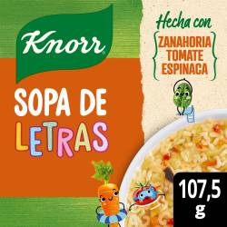 Sopa de Vegetales con Fideos Letras Knorr x 107 g.