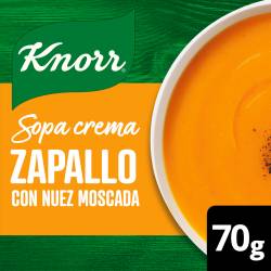Sopa Crema de Zapallo con Nuez Moscada Knorr x 70 g.