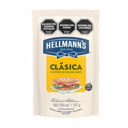 Mayonesa Clasica Doy Pack Hellmanns x 237 g.
