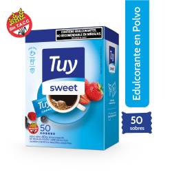Edulcorante 0 Calorias Sweet Sobres Tuy x 50 Un.