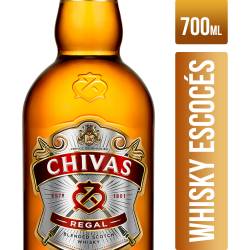 Whisky 12 Años Chivas Regal x 700 cc.