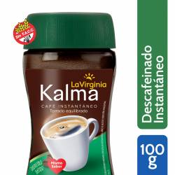 Cafe Instantaneo Descafeinado Kalma La Virginia x 100 g.