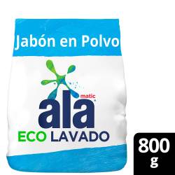 Jabón en Polvo  ALA  Matic Máxima Blancura 800 g