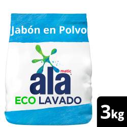 Jabón en Polvo  ALA  Matic Máxima Blancura 3 k